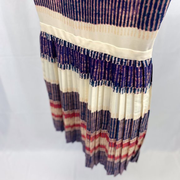 Nautical Pleated A Line Dress with Pockets Rachel by Rachel Roy - Picture 7 of 15